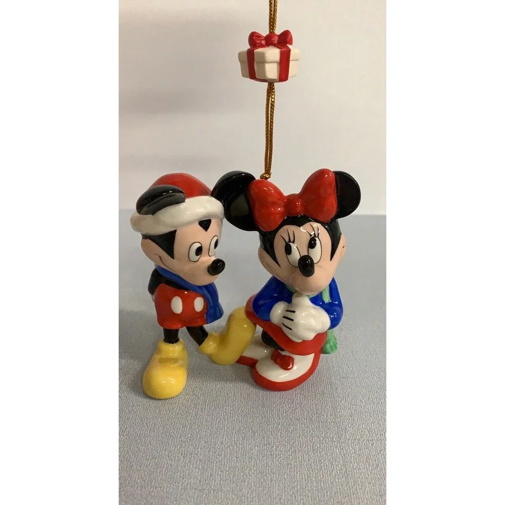 Bradford Exchange Disney Mickey & Minnie Mouse 2009 Porcelain Ornament